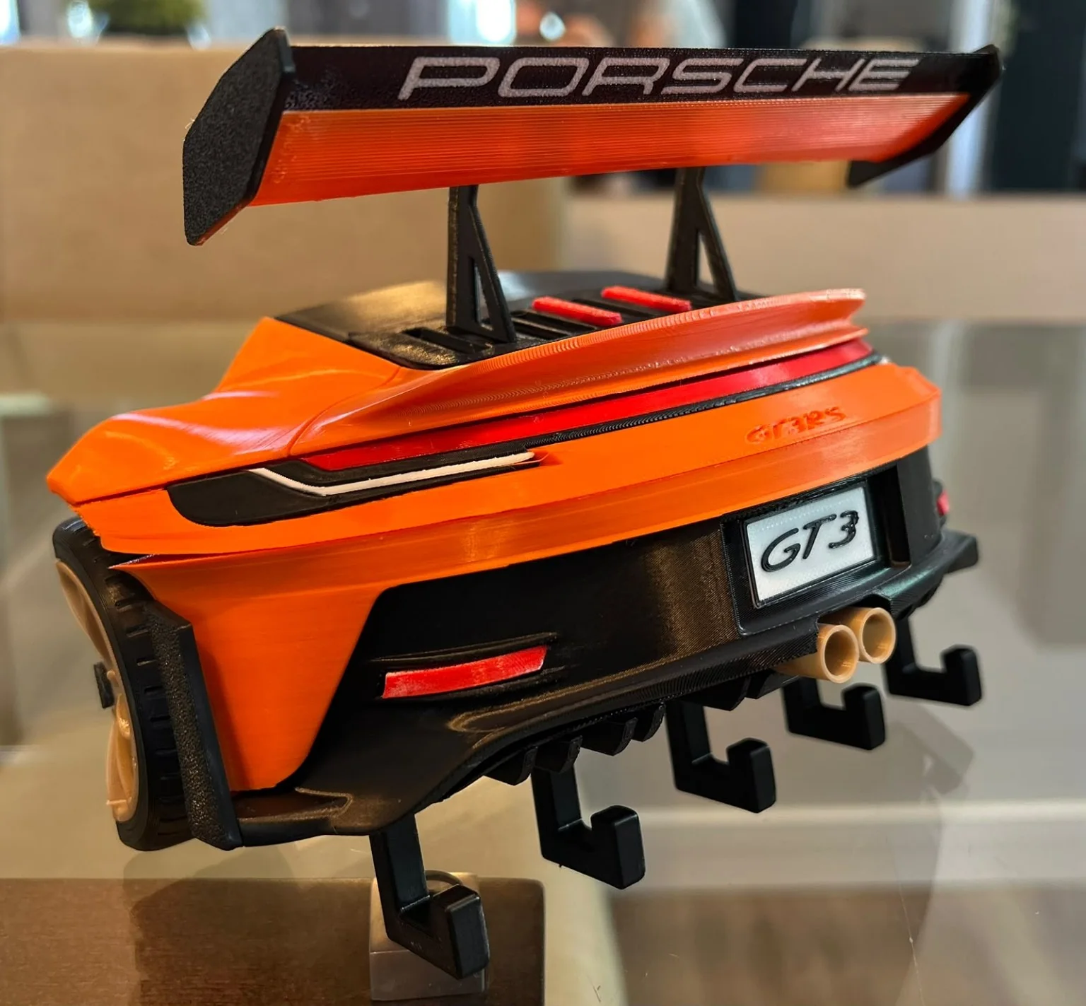 Porta-Chaves Porsche GT3 RS — Traseira