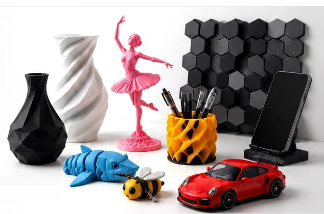 Produtos fabricados em impressão 3D pela Pinte & Print 3D