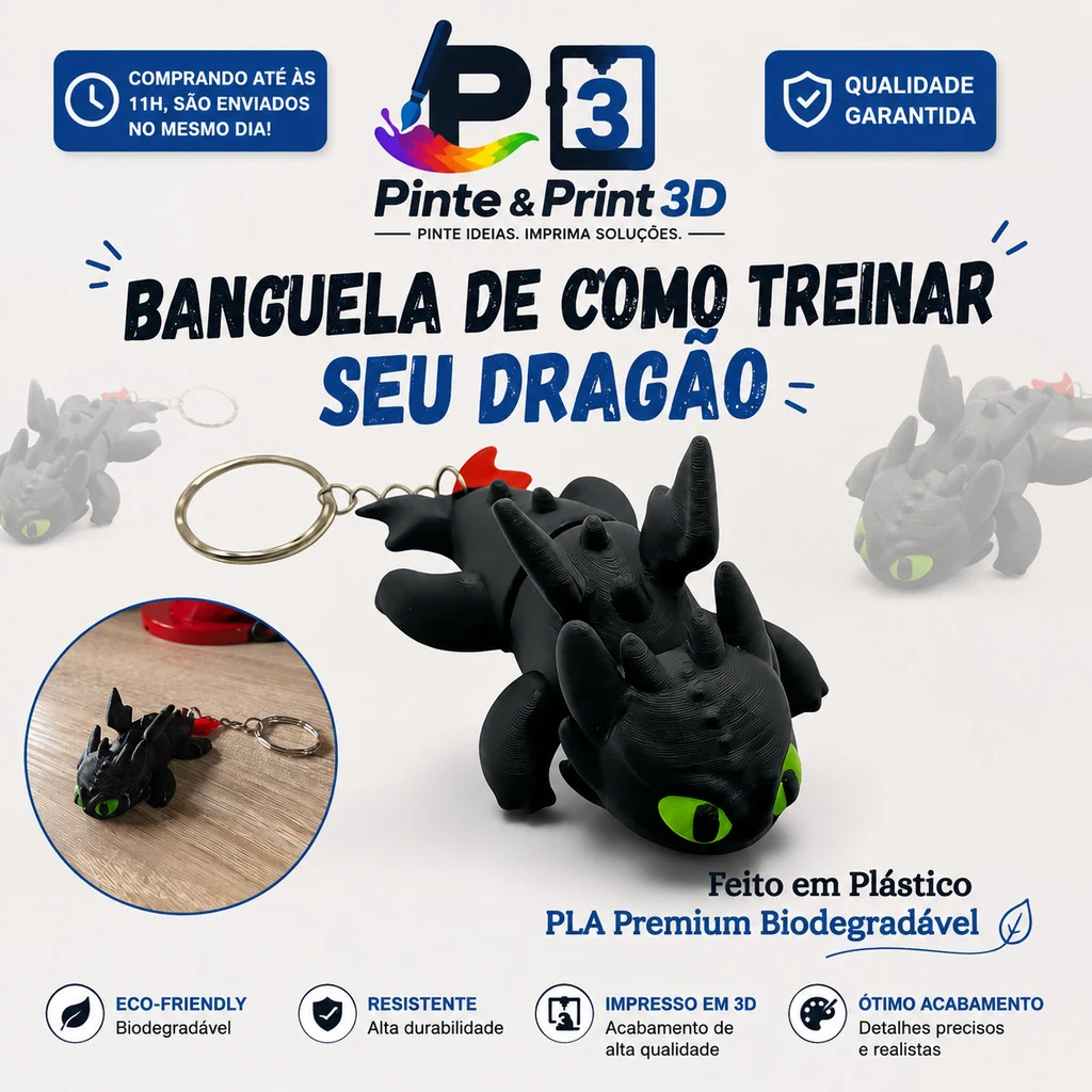 Chaveiro Articulado 3D